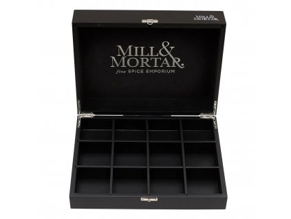 Opbergdoos voor 12 specerijenblikjes, Mill & Mortar