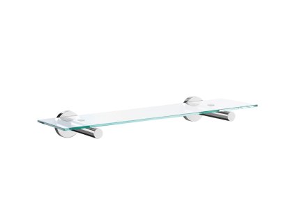 Badkamerplank SCALA 50 cm, glas, Zack