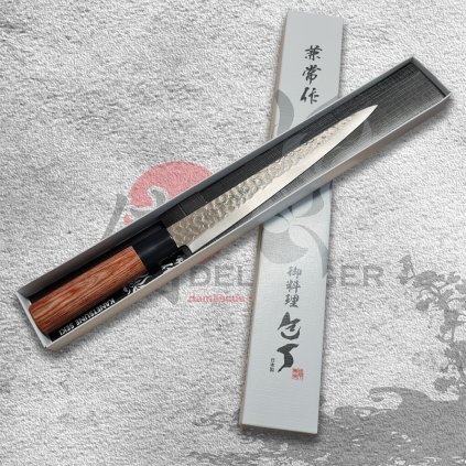 Snijmes SUJIHIKI KANETSUNE TSUCHIME 21 cm, bruin, Dellinger