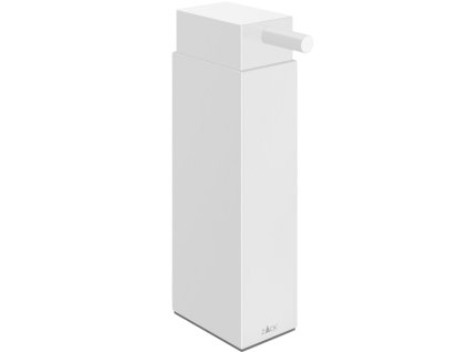 Zeepdispenser LINEA 190 ml, staand, wit, roestvrij staal, Zack