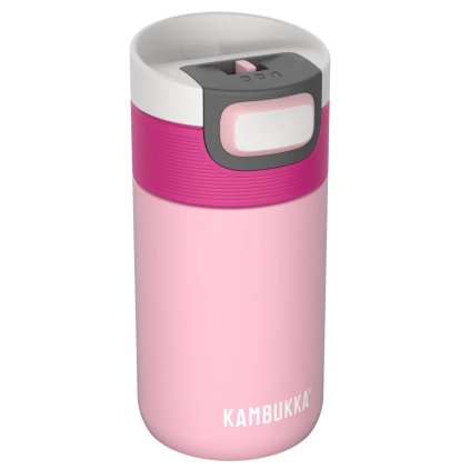 Thermosbeker ETNA 300 ml, roze, roestvrij staal, Kambukka