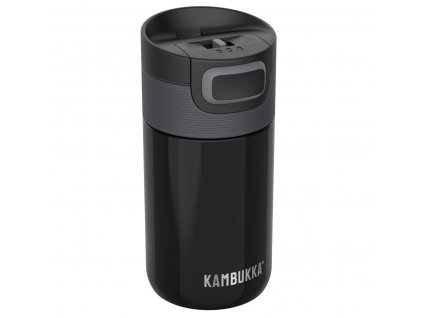 Thermosbeker ETNA 300 ml, gitzwart, roestvrij staal, Kambukka
