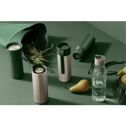 Waterbidon 500 ml, smaragdgroen bandje, kunststof, Eva Solo
