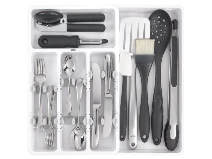 Bestekbak GOOD GRIPS 40 cm, wit, kunststof, OXO