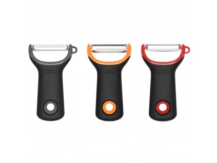 Dunschiller (set) GOOD GRIPS, 3-delig stuks, kunststof, OXO