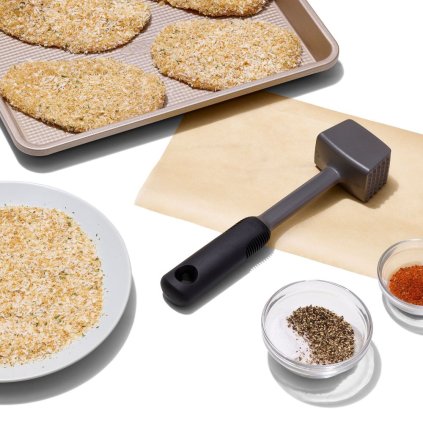 Vleeshamer GOOD GRIPS 25 cm, zwart, kunststof, OXO