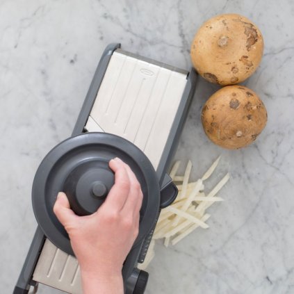 Mandoline GOOD GRIPS 44 cm, zwart, kunststof, OXO