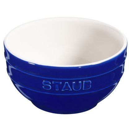 Eetkom 700 ml, blauw, keramiek, Staub