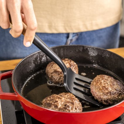 Bakspaan 31 cm, bruin, silicone, Staub
