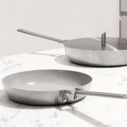Koekenpan CONVIVIO 28 cm, roestvrij staal, Alessi