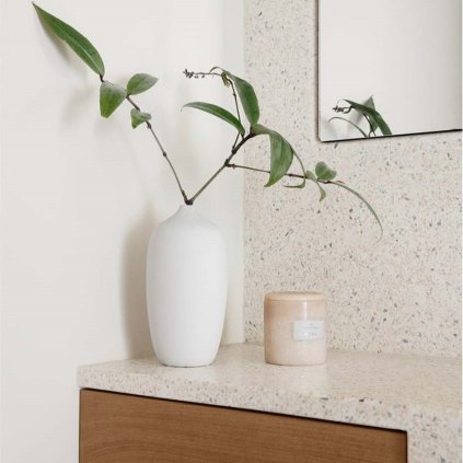 Vaas CEOLA wit, 25 cm, Blomus