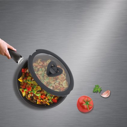 Pannendeksel INGENIO L9846453 22 cm, glas, Tefal