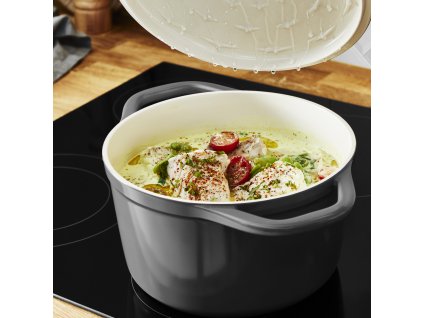 Braadpan AIR E2554455 20 cm, 3,1 l, zwart, aluminium, Tefal
