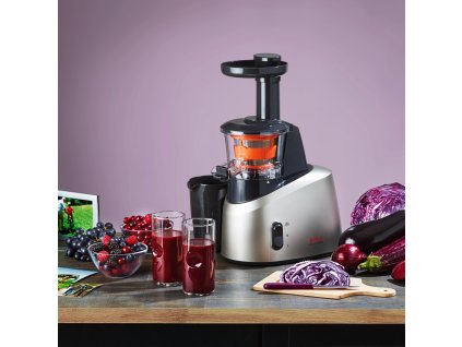 Elektrische citruspers INFINY JUICE ZC255B38, zilver, kunststof, Tefal