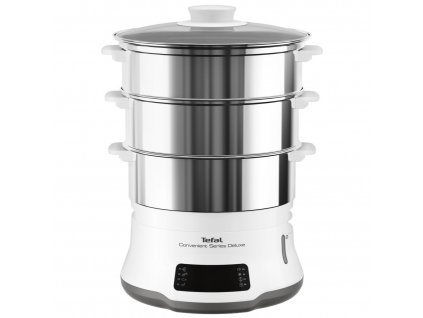 Stoomkoker CONVENIENT SERIES DELUXE VC502D10 9 l, wit, Tefal