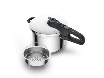 Hogedrukpan SECURE TRENDY P2584401 8 l, roestvrij staal, Tefal