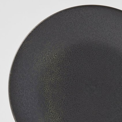 Dineerbord BB BLACK 28 cm, zwart, keramiek, MIJ