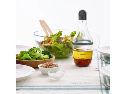 Dressing shaker 180 ml, grijs, kunststof, Lékué