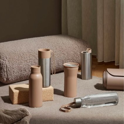 Waterbidon 500 ml, mokka riem, kunststof, Eva Solo