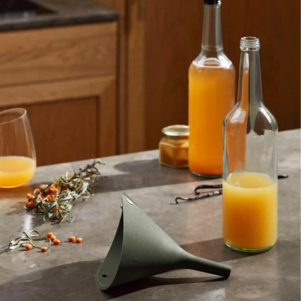 Keukentrechter GREEN TOOLS 15 cm, groen, silicone, Eva Solo