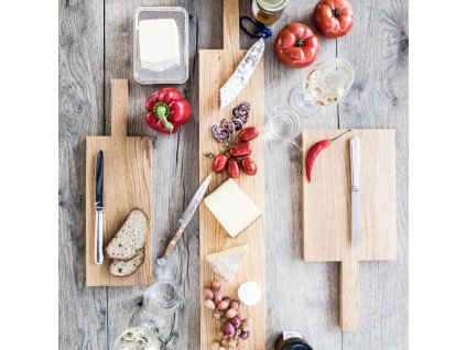 Snij- en serveerplank PURE 75 x 13,5 cm, eikenhout, Jack & Lucy