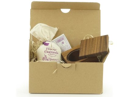 Zout- en specerijenbus GD1 7 cm, met zout, walnoothout, Jack & Lucy