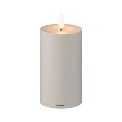 Bureaulamp NOCA 12,5 cm, LED, donkergrijs, kunststof, Blomus