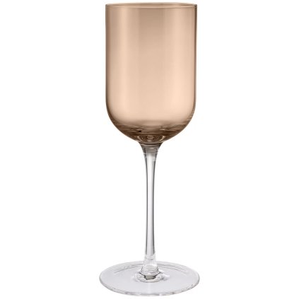 Witte wijnglas FUUMI 310 ml, set van 4 stuks, koffie, glas, Blomus