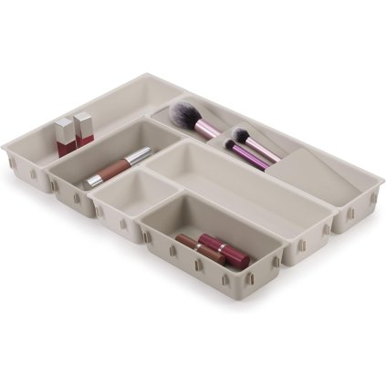 Make-up organizer VIVA 75009, 7-delig, crème, kunststof, Joseph Joseph