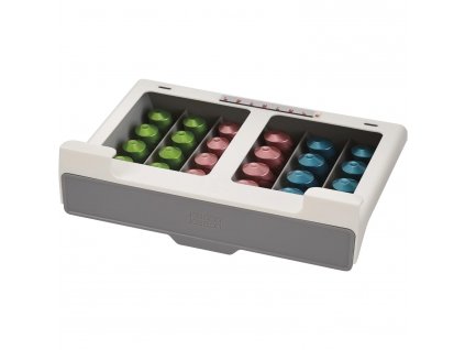 Voorraaddoos voor koffiepods CUPBOARDSTORE 851667 27 cm, grijs, kunststof, Joseph Joseph