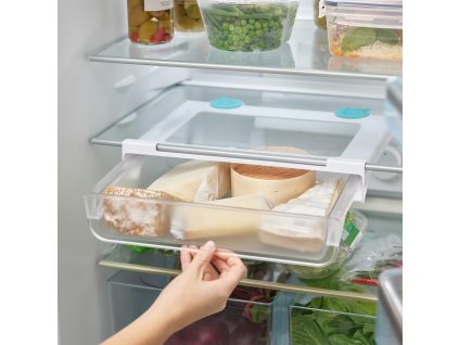 Koelkastorganizer FRIDGESTORE 851664 31 cm, wit, kunststof, Joseph Joseph