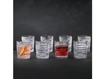Whiskyglas ETHNO 294 ml, set van 8 stuks, helder, Nachtmann