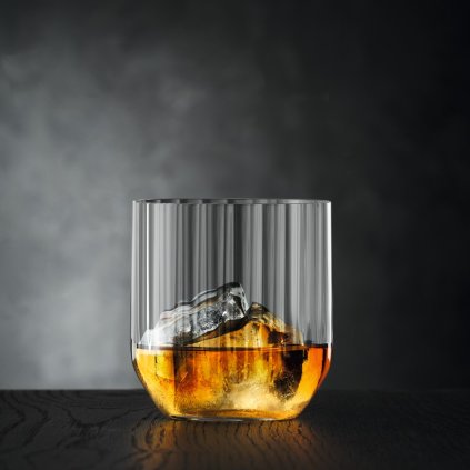 Whiskyglas LINEAR 345 ml, set van 4 stuks, helder, Spiegelau