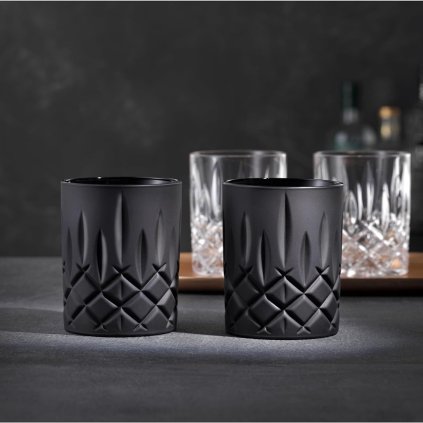 Waterglas NOBLESSE 295 ml, set van 2 stuks, zwart, Nachtmann