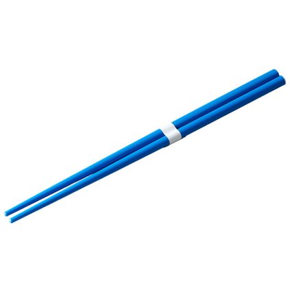 Eetstokjes 22,5 cm, royaal blauw / wit, bamboe, MIJ