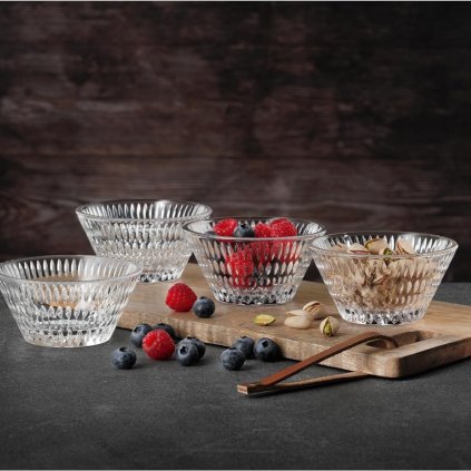 Tapasschaaltje ETHNO 190 ml, set van 4 stuks, helder, Nachtmann