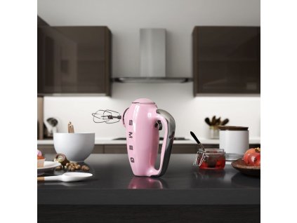 Handmixer HMF01PKEU pastelroze, Smeg