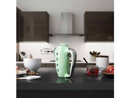 Handmixer HMF01PGEU pastelgroen, Smeg