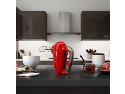Handmixer HMF01RDEU, rood, Smeg
