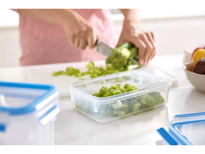 Vershoudbakje (set) MASTER SEAL FRESH, 3-delig, blauw, kunststof, Tefal