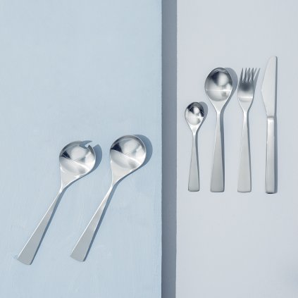 Slalepels (set) MAYA, 2-delig, staal, roestvrij staal, Stelton