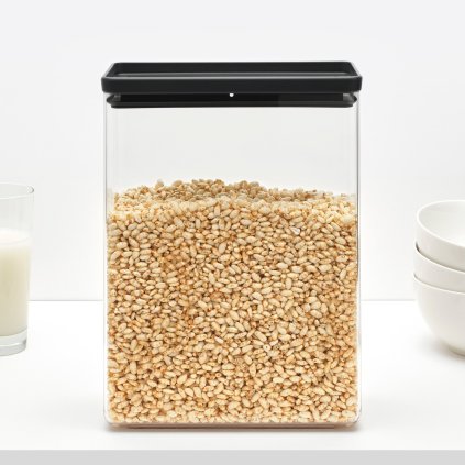 Voedselbewaarbakje TASTY PLUS 5,4 l, donkergrijs, kunststof, Brabantia