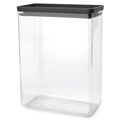 Voedselbewaarbakje TASTY PLUS 5,4 l, donkergrijs, kunststof, Brabantia