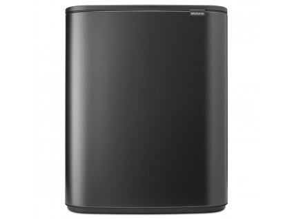 Touch prullenbak BO TOUCH BIN 60 l, confident grey, staal, Brabantia