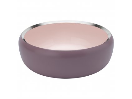 Fruitschaal ORA 22 cm, donkerroze, roestvrij staal, Stelton