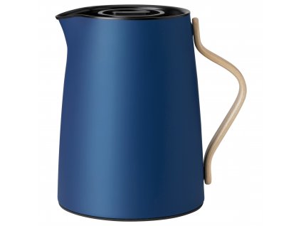 Thermoskan EMMA 1 l, voor thee, donkerblauw, roestvrij staal, Stelton
