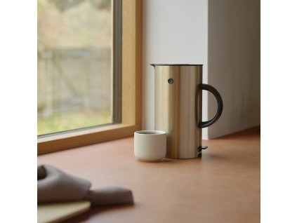 Waterkoker EM77 1,5 l, messing, roestvrij staal, Stelton
