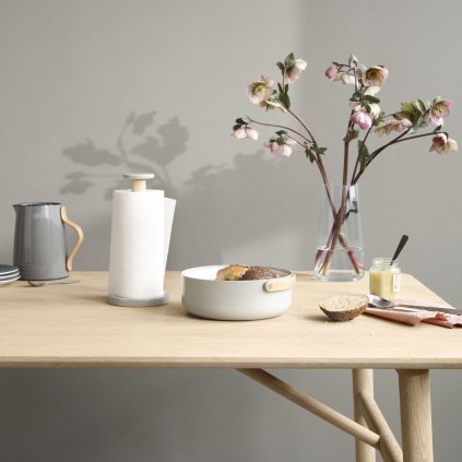 Keukenrolhouder EMMA 28 cm, grijs, keramiek, Stelton