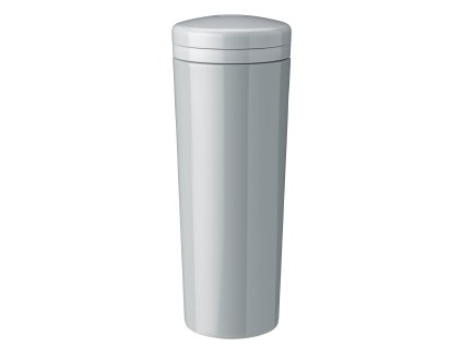 Thermosbeker CARRIE 500 ml, licht grijs, roestvrij staal, Stelton