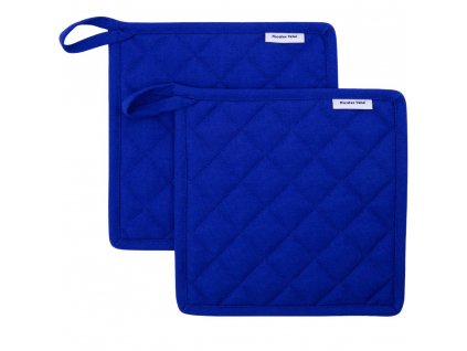 Pannenlap NEAT, set van 2, blauw, katoen, Nicolas Vahé